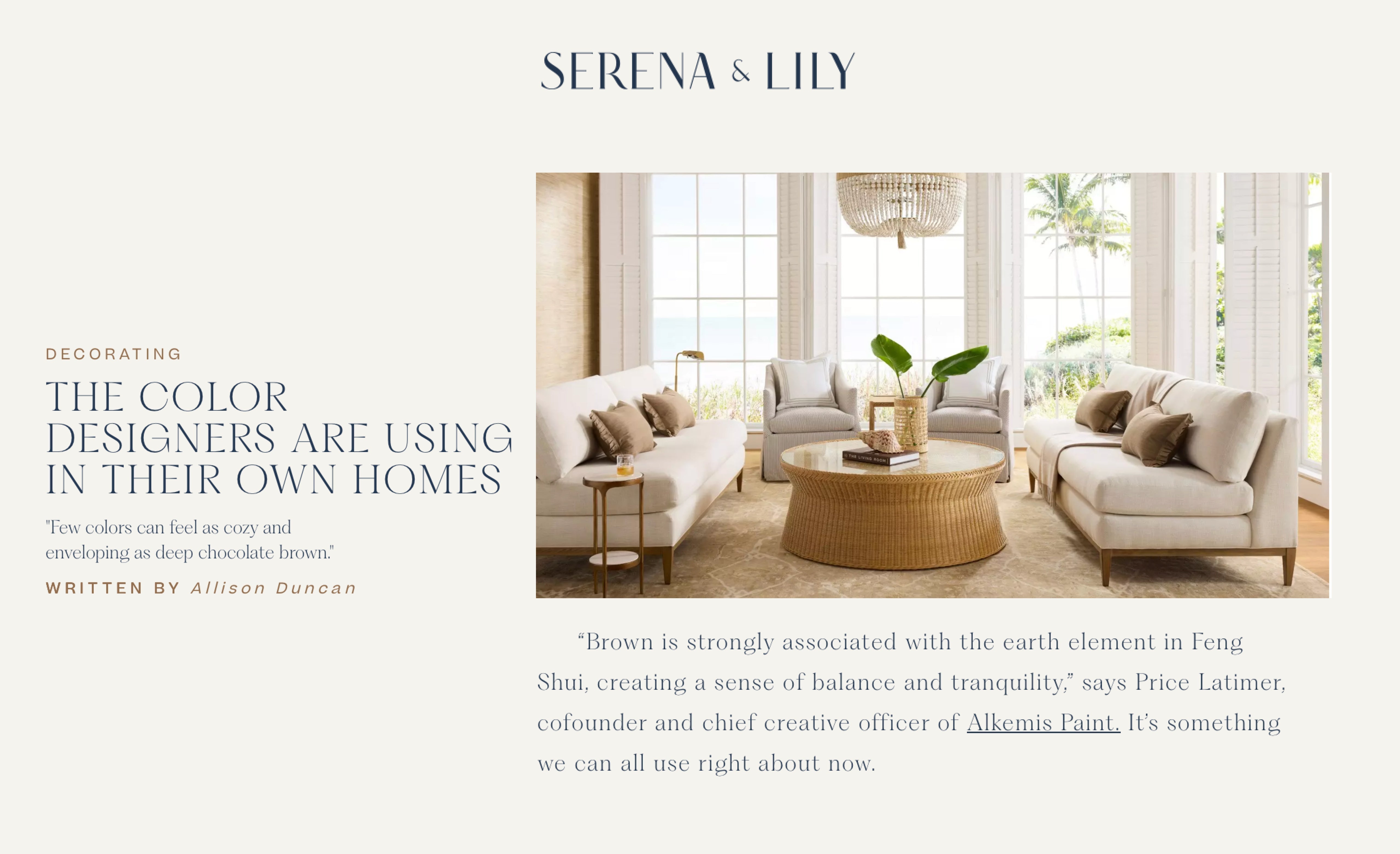 Serena & Lily