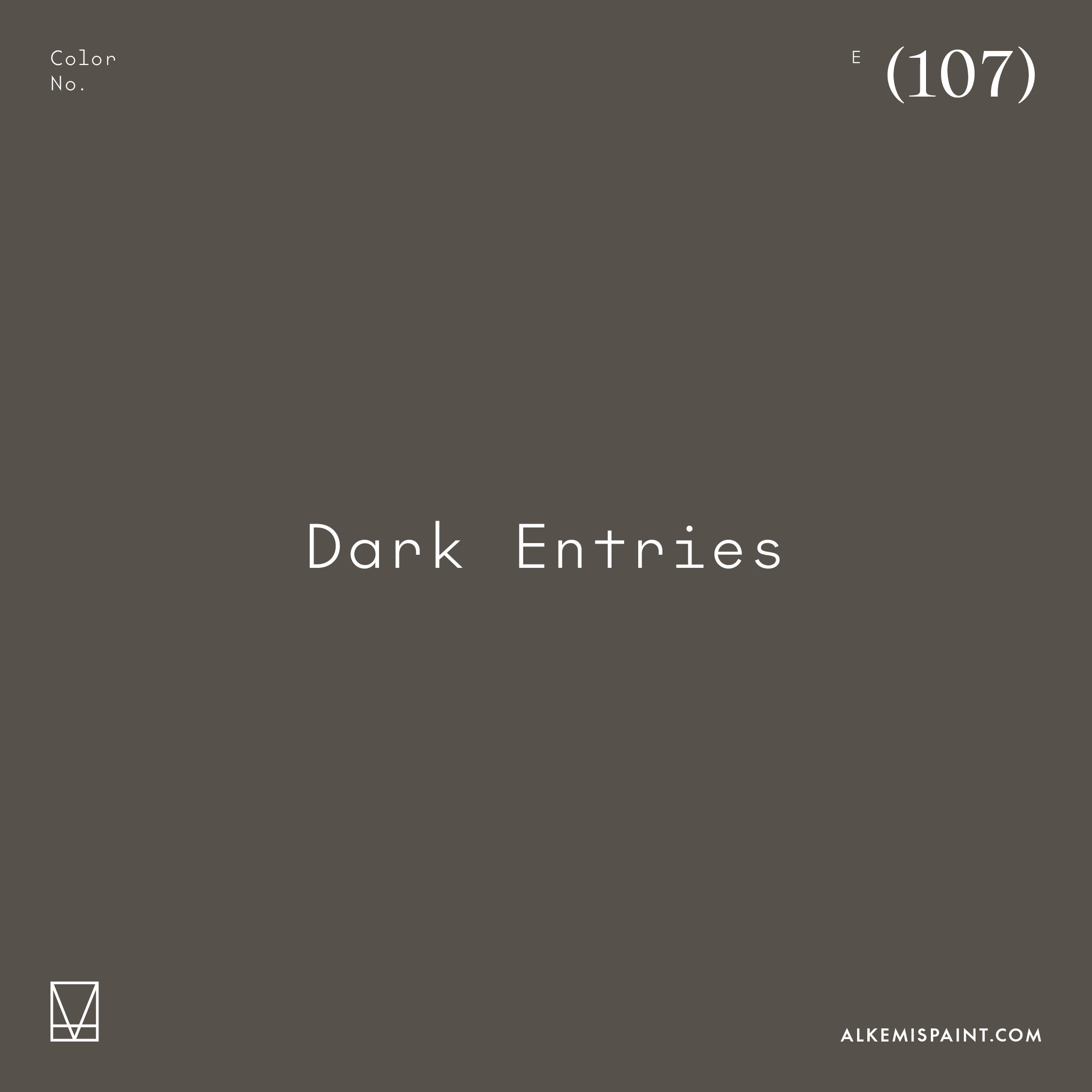 Dark Entries (107) - Green Mineral Paint