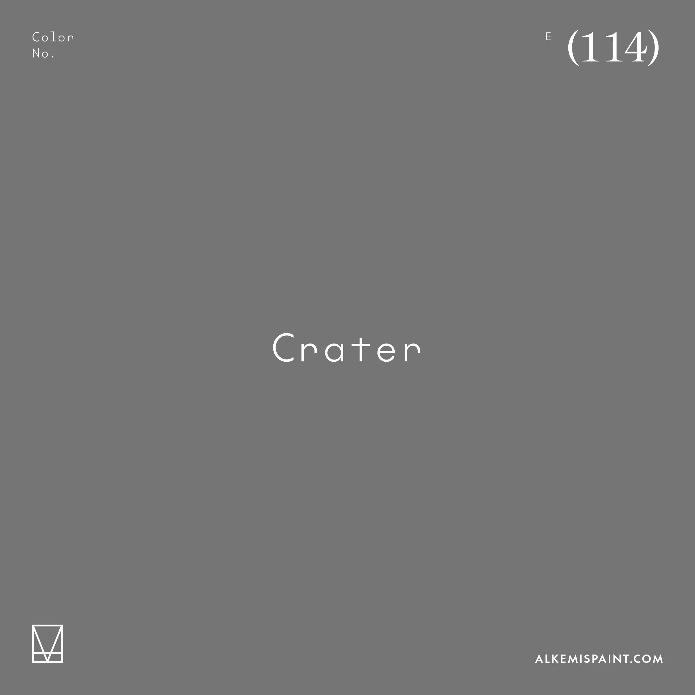 Crater (114) - Grey Mineral Paint