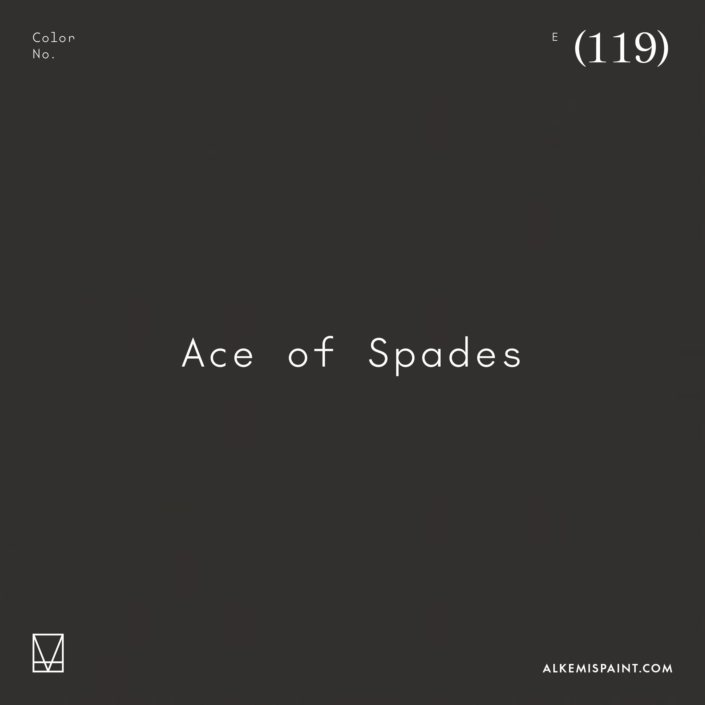 Mineral paint - Black - Ace of Spades