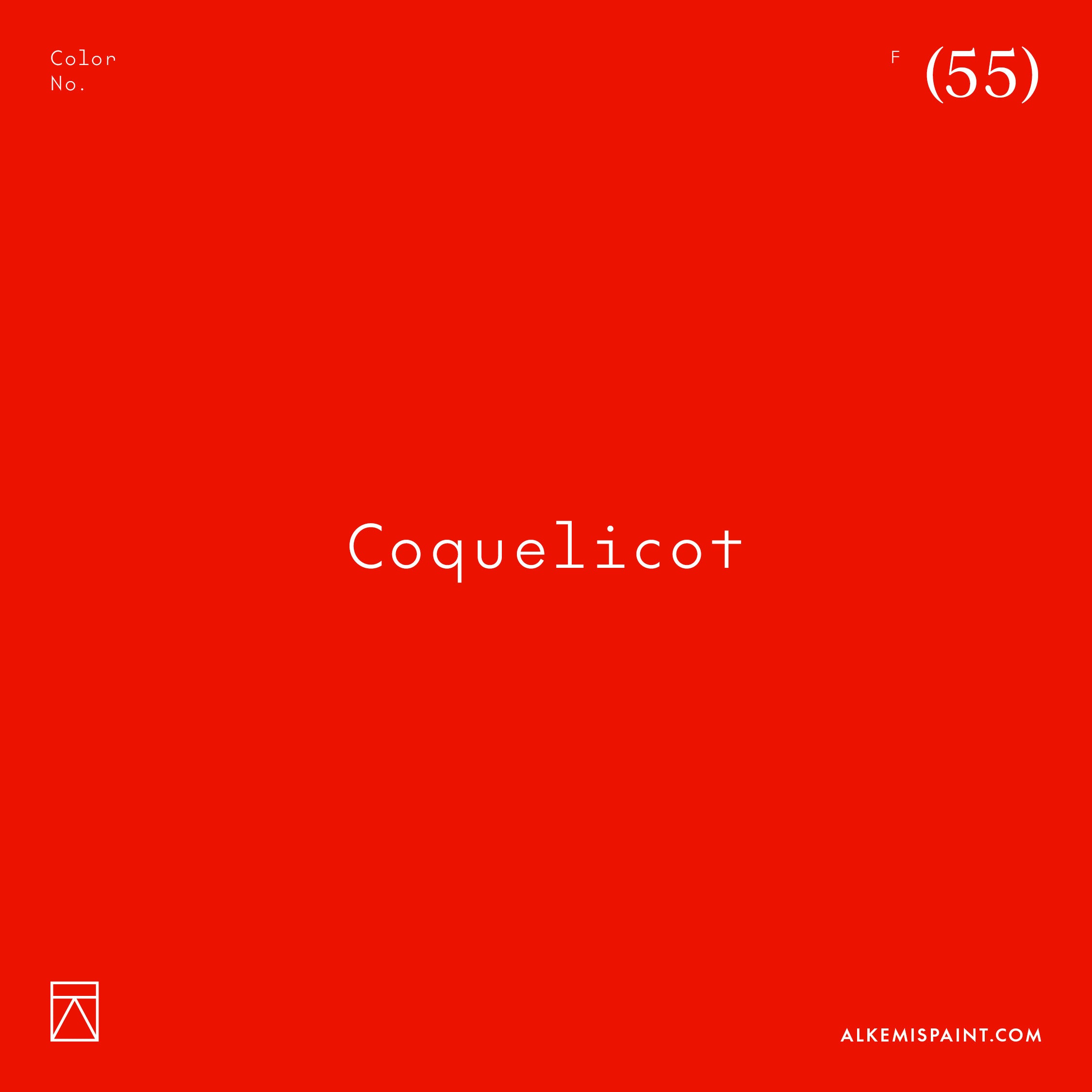 Coquelicot (55) - Red Mineral Paint