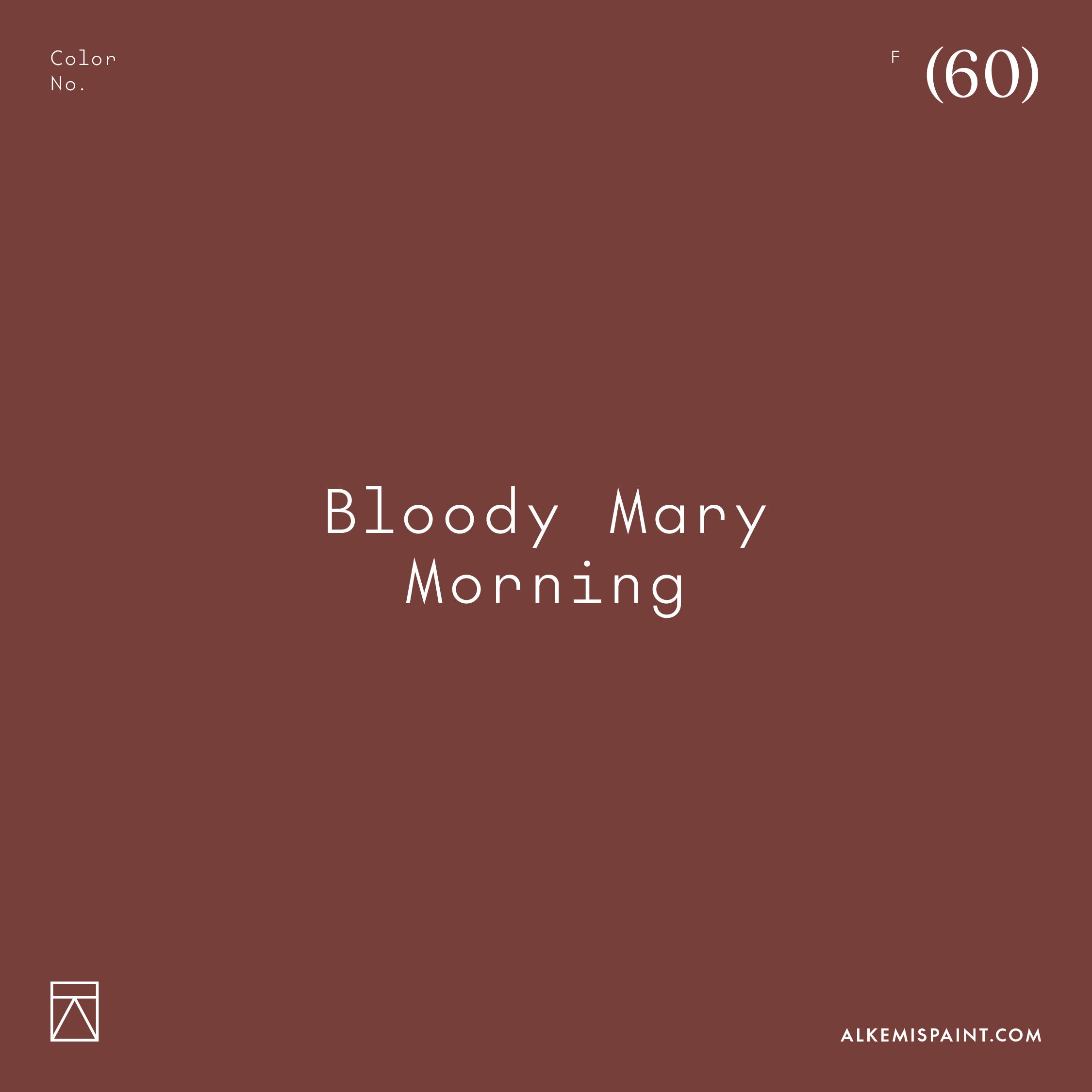 Bloody Mary Morning (60) - Red Mineral Paint