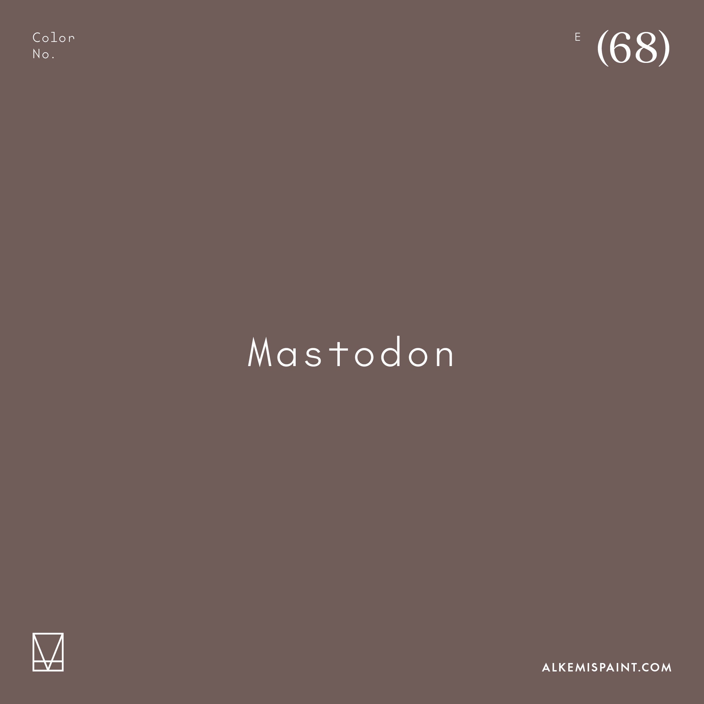 Mastodon (68) - Brown Mineral Paint