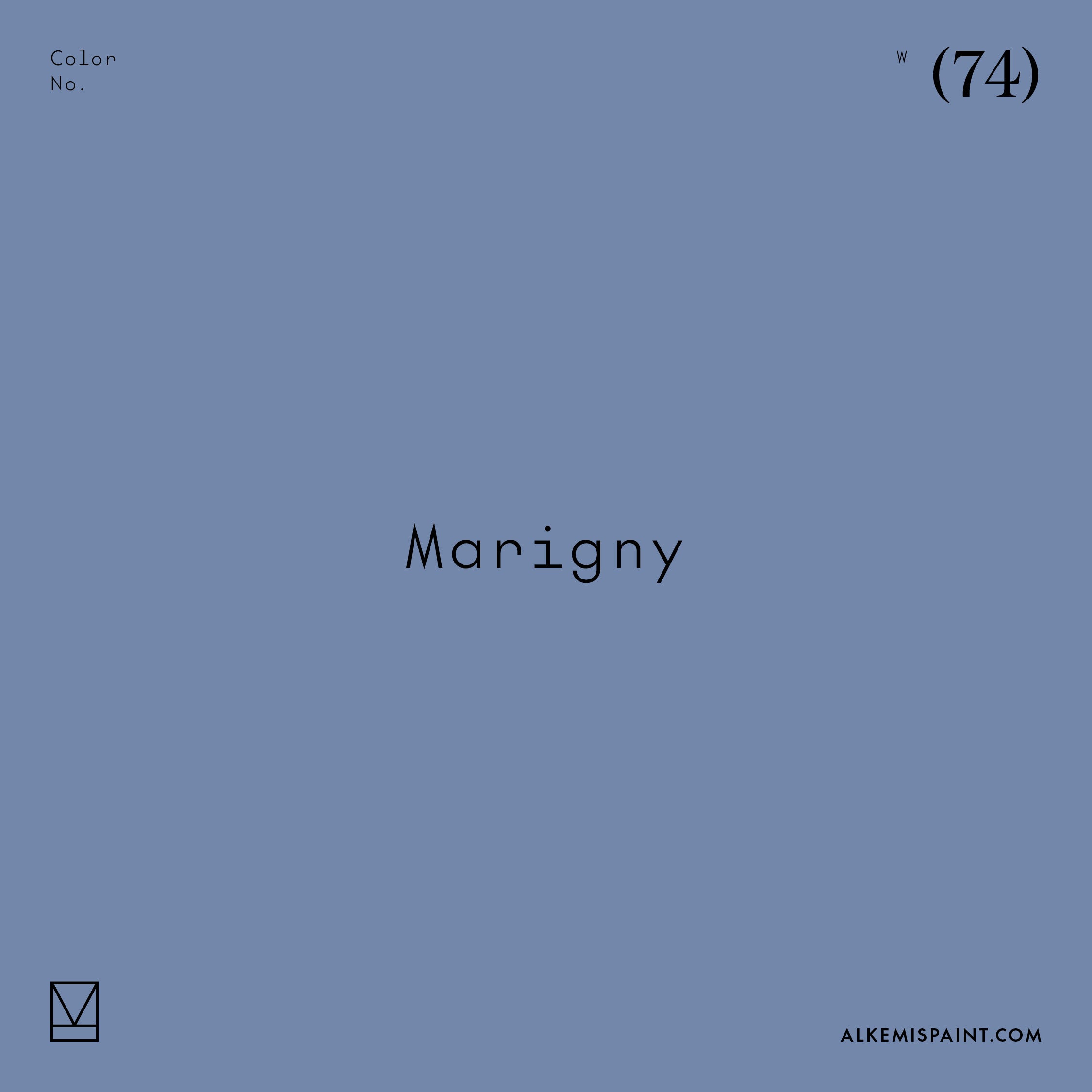 Marigny (74) - Blue Mineral Paint