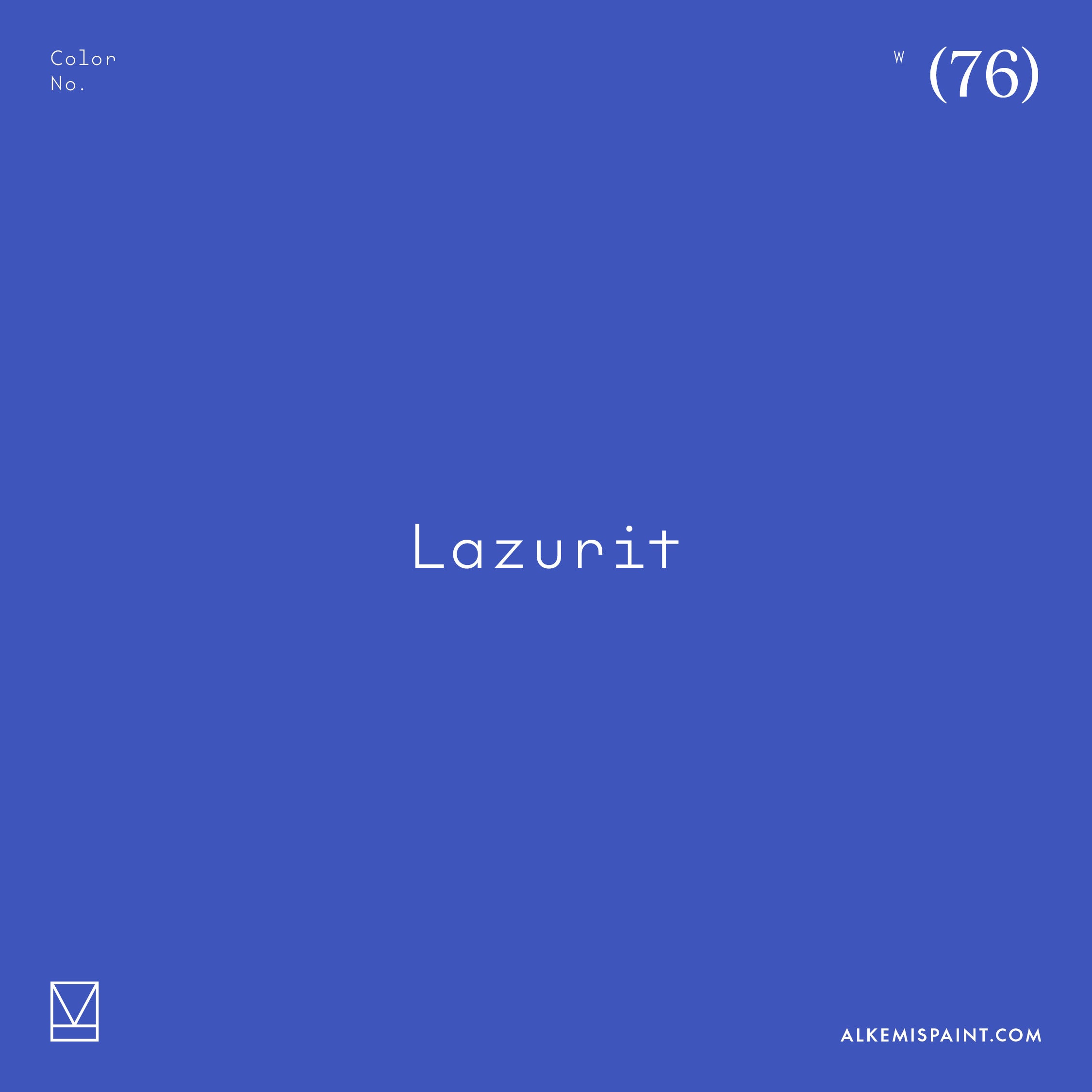 Lazurit (76) - Blue Mineral Paint
