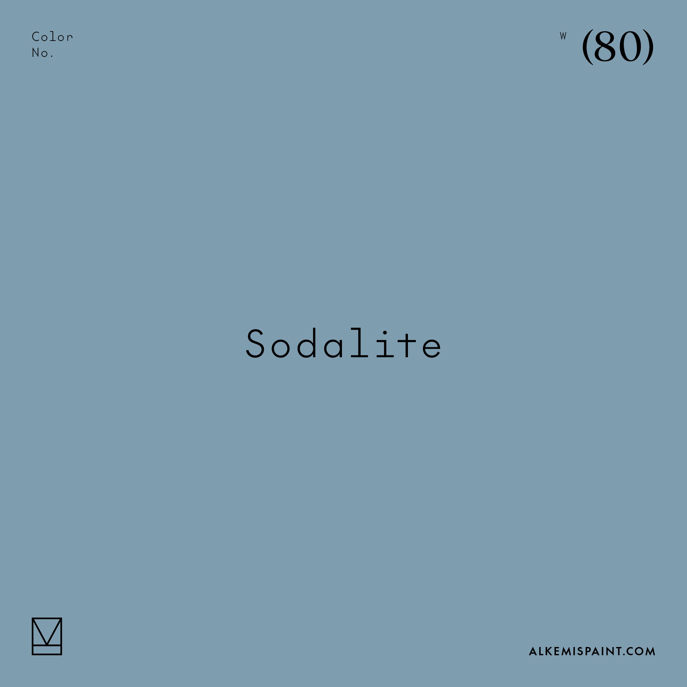 Sodalite (80) blue mineral paint