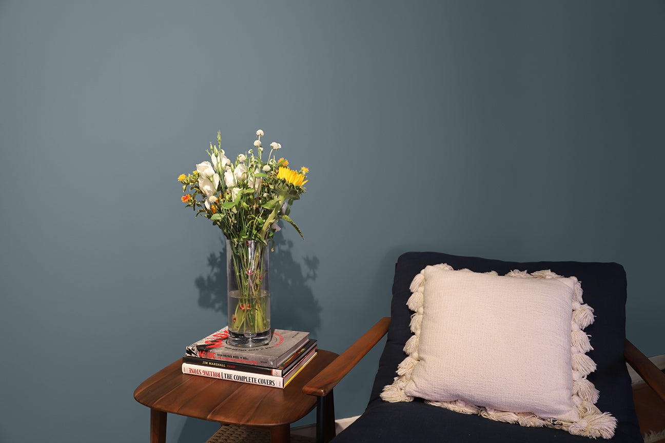 Arboreal Blue Mineral Paint for Interiors