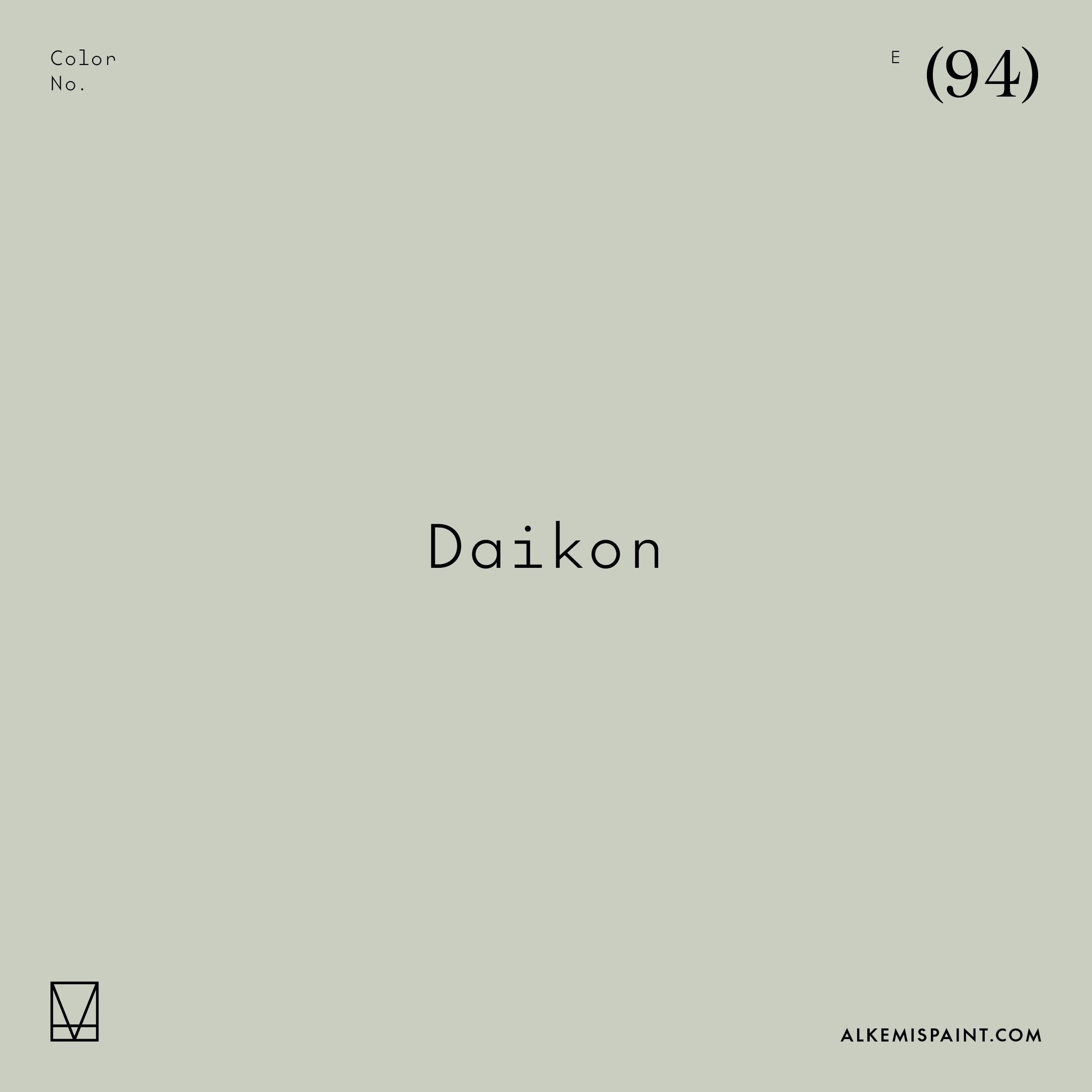 Daikon (94) - Green Mineral Paint