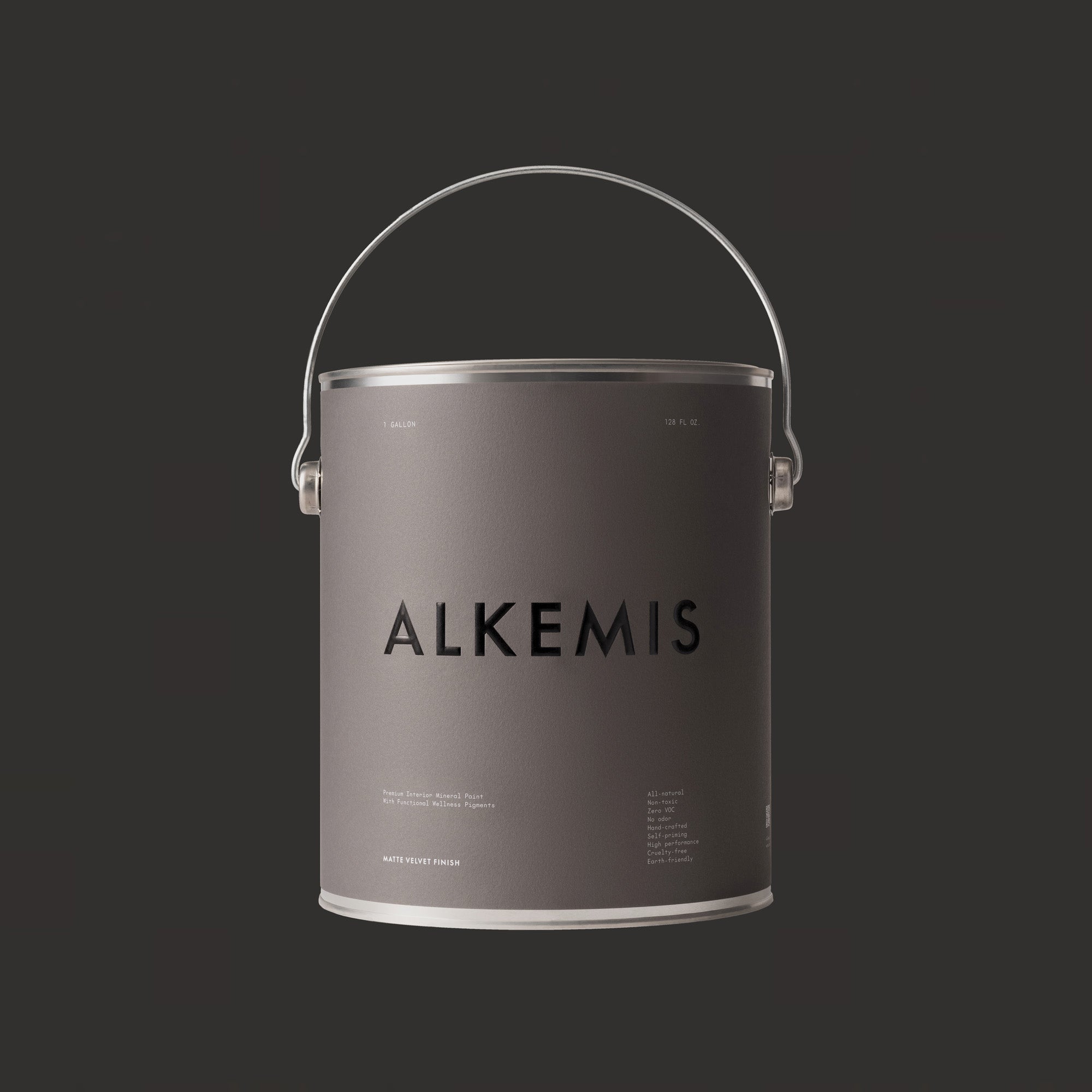 Alkemis black paint can
