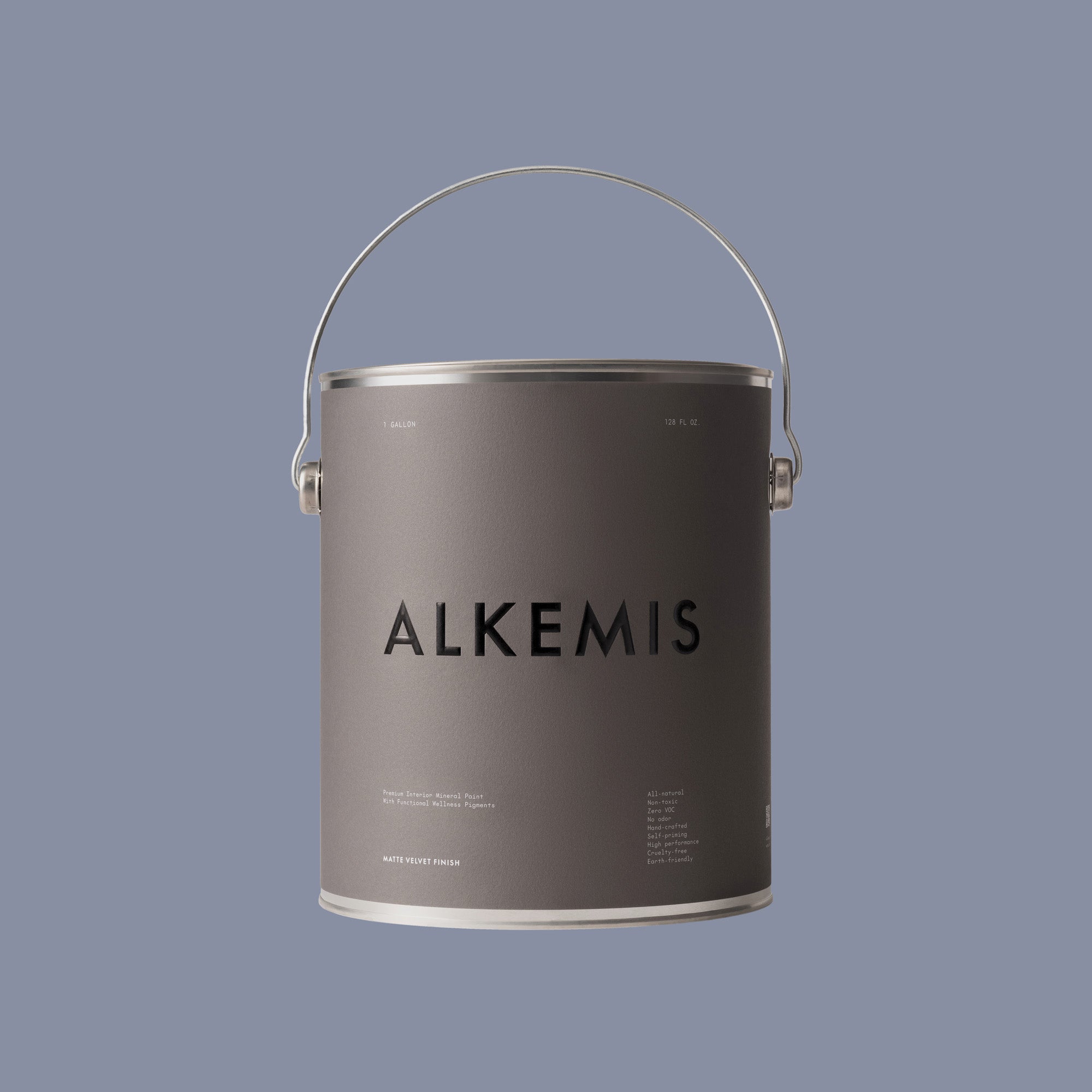 Alkemis purple paint can