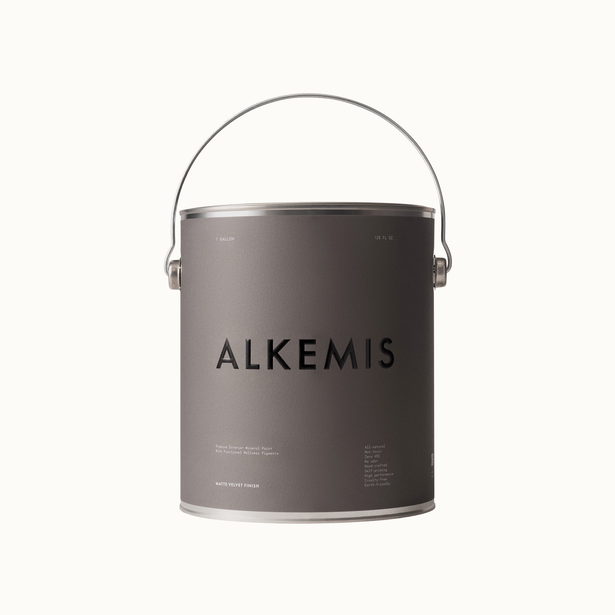 Alkemis white paint can