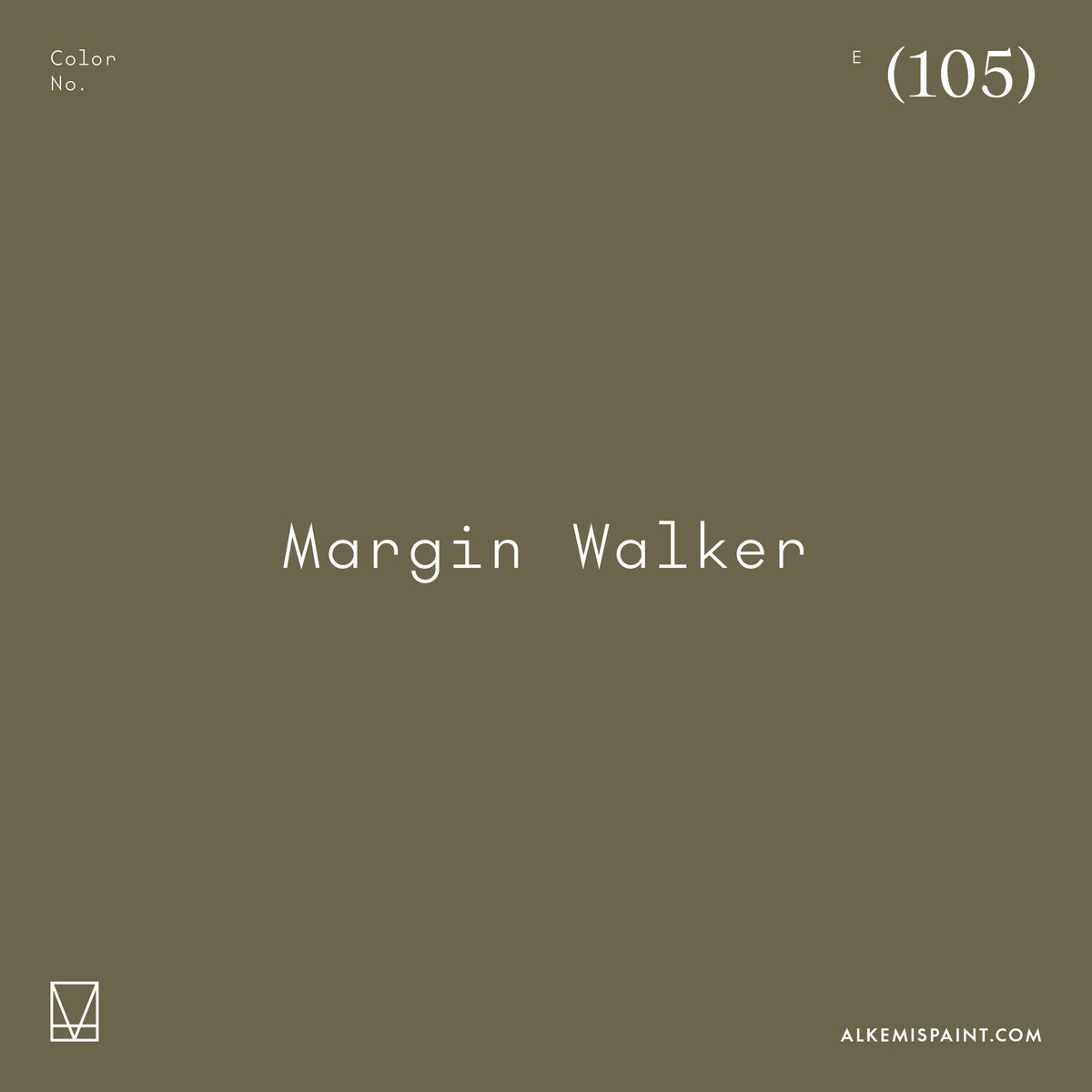 Margin Walker (105) - Green Mineral Paint