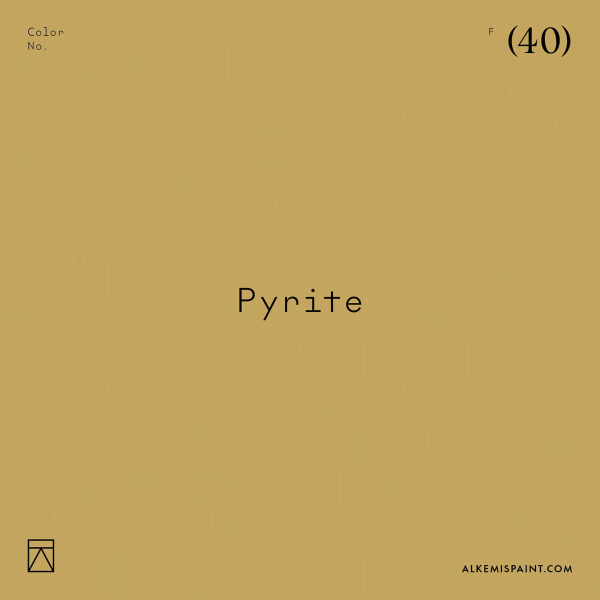 Pyrite (40) - Yellow Mineral Paint